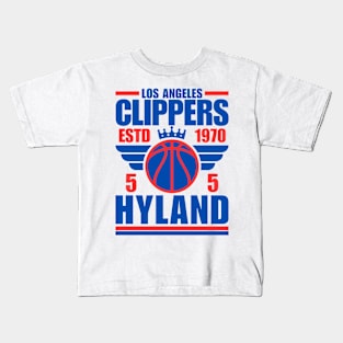 Los Angeles Clippers Hyland 5 Basketball Retro Kids T-Shirt